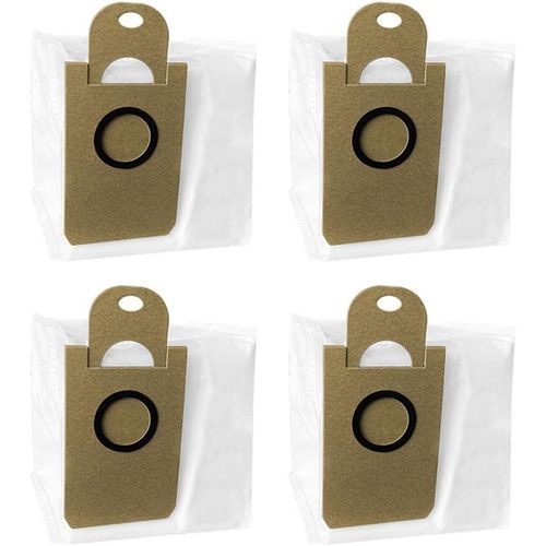 Lot de 4 sacs d'aspirateur pour aspirateur robot pour Laresar pour L6 Nex sac à poussière de rechange accessoire