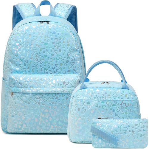 Cartable Peluche Filles Sacs à Dos pour Enfant Cartable Primaire Filles Sacs Scolaires pour Filles 3 in 1 Sets de Sacs Scolaires