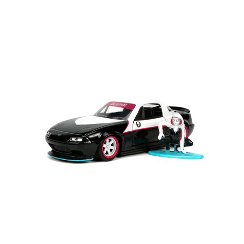 Marvel Présentoir Véhicules 1/32 Ghost-Spider 1990 Miata Métal (6)