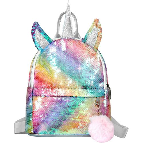 Sac à Dos pour Enfants, Sac à Dos Licorne, Sac à Dos à Paillettes, Sac à Dos de Voyage, Mignonne Paillettes de Mode de Fille de Sac à Dos pour Enfant et les filles