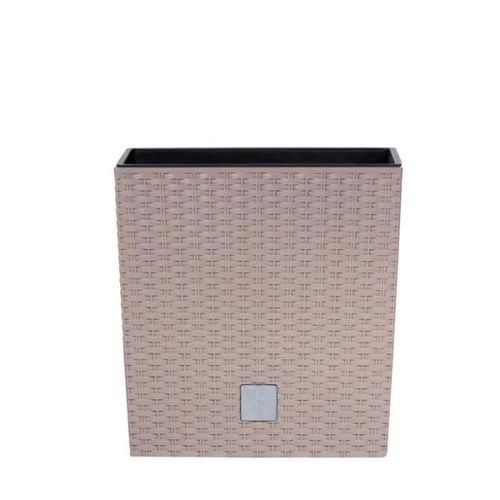 Prosperplast Rato 10 Litres Avec Bac De Plantation Mocca 22,3 X 22,3 X 22,8 Cm.
