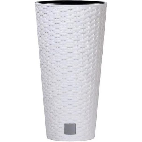 Prosperplast Rato Tubus Pot De Fleurs Avec Insert De 9l Blanc