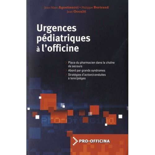 Urgences Pédiatriques À L'officine