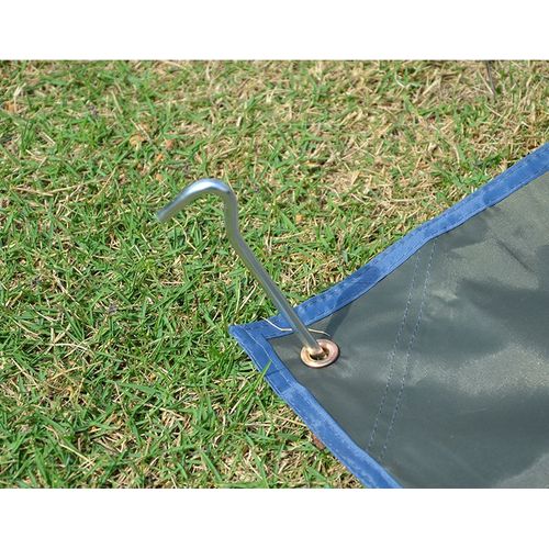 10x Piquets De Tente En Acier - Piquets Extra Épais Pour Le Camping Et L'extérieur - Idéal Pour Les Sols Normaux Et Durs Rideau De Ciel Accessoires Corde Coupe - Vent Marteau String Set