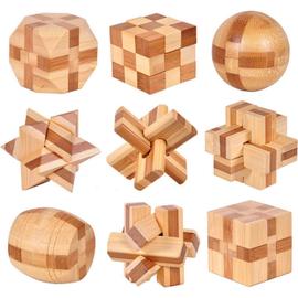 5 puzzle de 4 pieces en bois jouet bebe enfant pas cher 