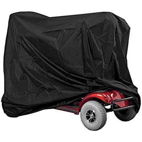 Housse De Protection 190*71*117cm Noir Imperméable Scooter De Mobilité Housse De Protection Pour Moto Anti-Poussière Résistant À La Pluie, Au Vent, Soleil Couvercle De Scooter