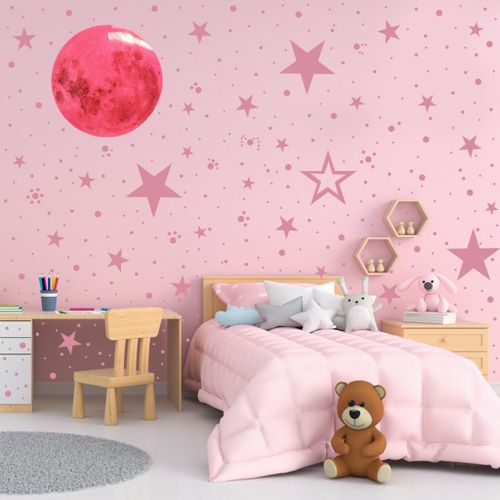 Autocollants Lumineux 435pcs Lune Étoiles Lumineuses Stickers Muraux Décoration de Plafond Fluorescent Autocollant pour Chambres d'enfants