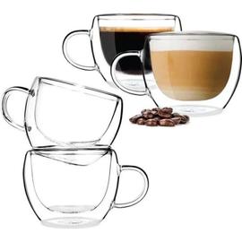 Tasses à café double paroi 300 ml - Ensemble de 2, Café