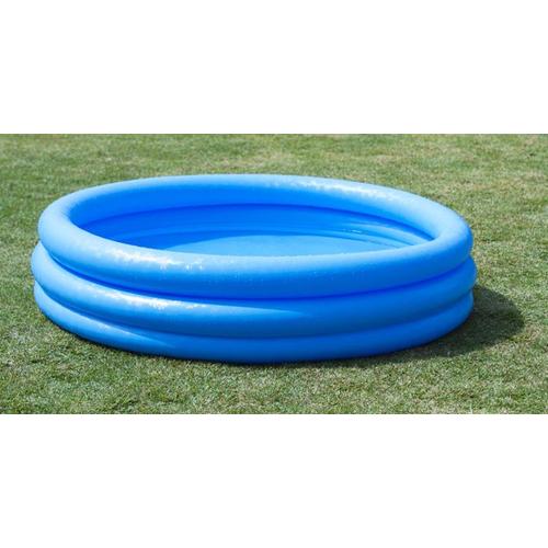147×33 cm,blue Piscine pataugeoire gonflable ronde 3 boudins