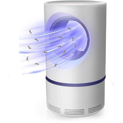 Usb Lampe Anti-Moustiques,Lampe Piège Moustique,Uv Tue Mouches Dest...