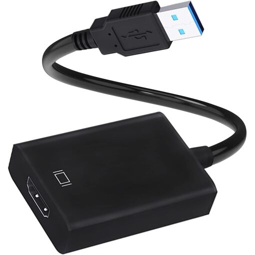 Adaptateur USB à HDMI?USB 3.0/2.0 à l'adaptateur HDMI 1080p Full HD...