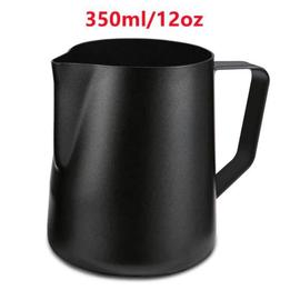 Pot à lait en acier inoxydable, 350ml à main levée Café Pot à lait