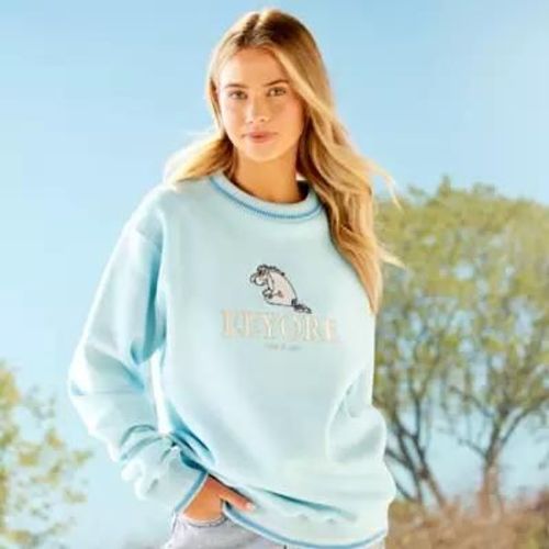 Sweat Bourriquet Bleu Pour Adultes, Winnie L'ourson