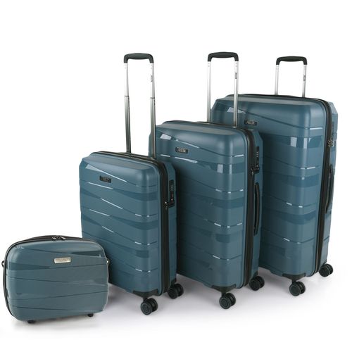 Set De Valises Rigides 4 Roulettes - Valise Grande Taille, Valise Soute Avion, Bagages Pour Voyages, Lot De Valises À Roulette. Fabriquées En PP Matériau Résistant