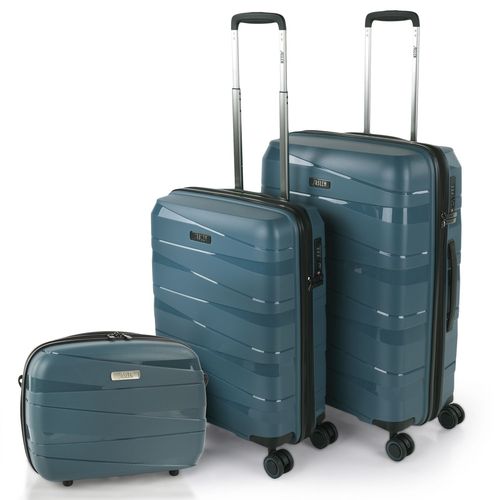 Set De Valises Rigides 4 Roulettes - Valise Grande Taille, Valise Soute Avion, Bagages Pour Voyages, Lot De Valises À Roulette. Fabriquées En PP Matériau Résistant