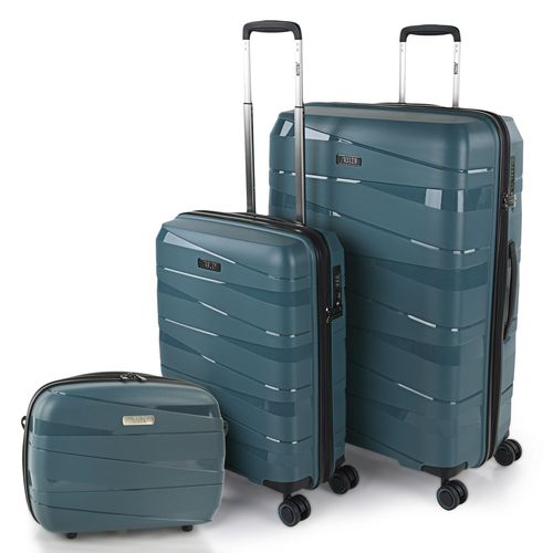 Set De Valises Rigides 4 Roulettes - Valise Grande Taille, Valise Soute Avion, Bagages Pour Voyages, Lot De Valises À Roulette. Fabriquées En PP Matériau Résistant