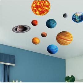 La Planète Étoile Lumineuse Plafond Stickers Muraux, Étoile