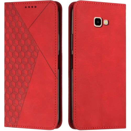 Kal-Coque Pour Samsung Galaxy A5 2017 / A520, Premium Flip Housse Étui Protection Rabat Clapet Portefeuille Phone Cover Magnétique [Porte Cartes] Antichoc Béquille Cover (Rouge)