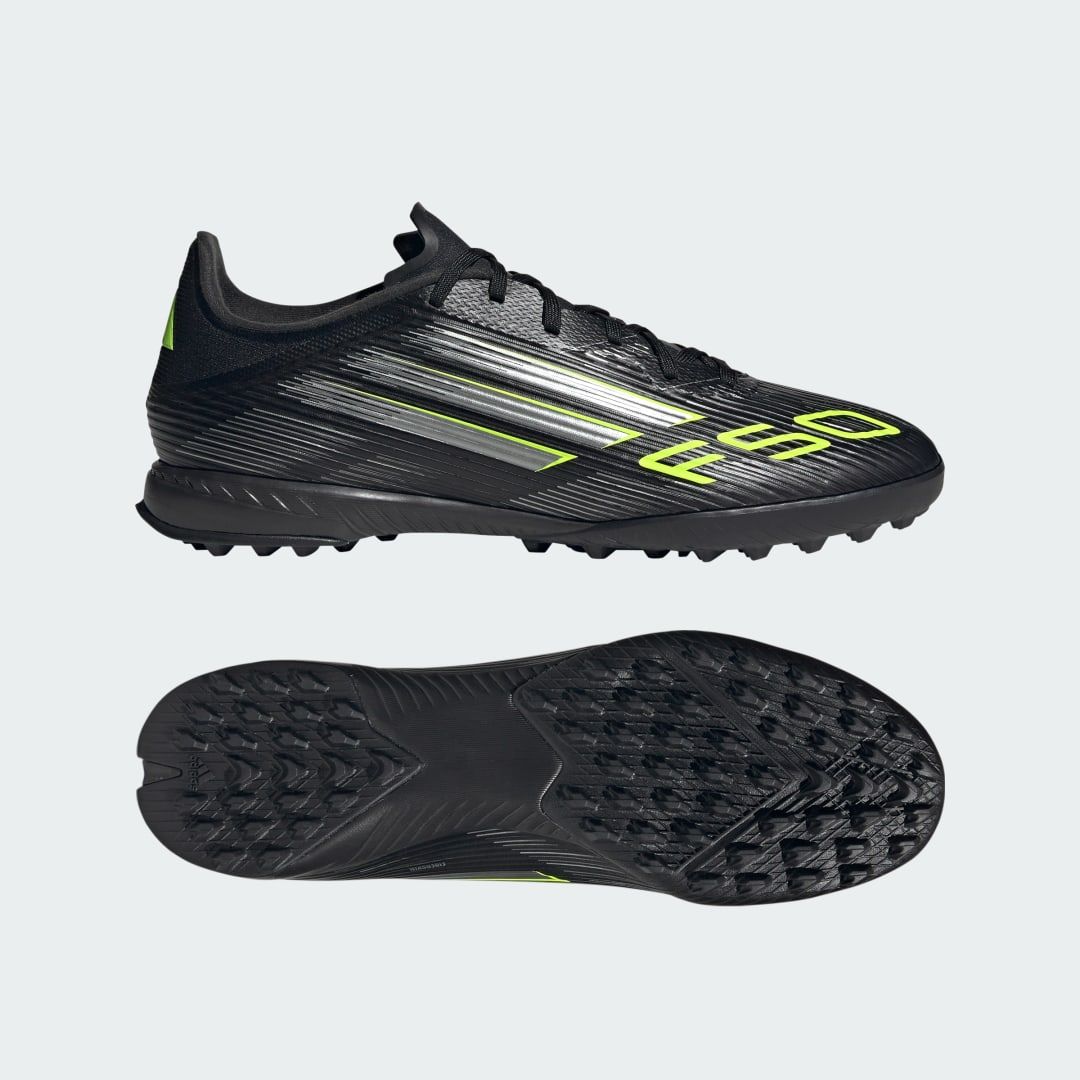 Chaussures F50 League Turf Adidas Core Black Iron Metallic Lucid
