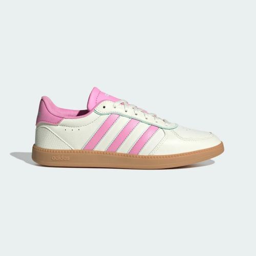 Chaussure Breaknet Sleek Adidas - Core White / Bliss Pink / Halo Mint - 38 2/3