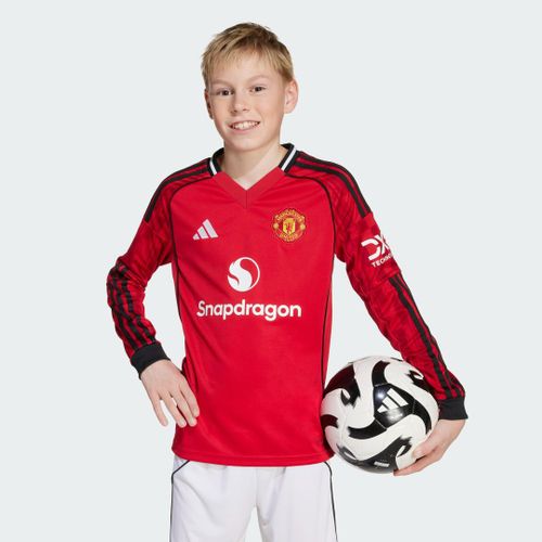 Maillot Domicile À Manches Longues Manchester United 25/26 Enfants Adidas - Mufc Red - 13-14a