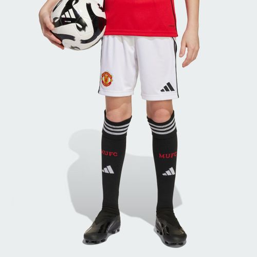 Short Domicile Manchester United 25/26 Enfants Adidas - White - 11-12a