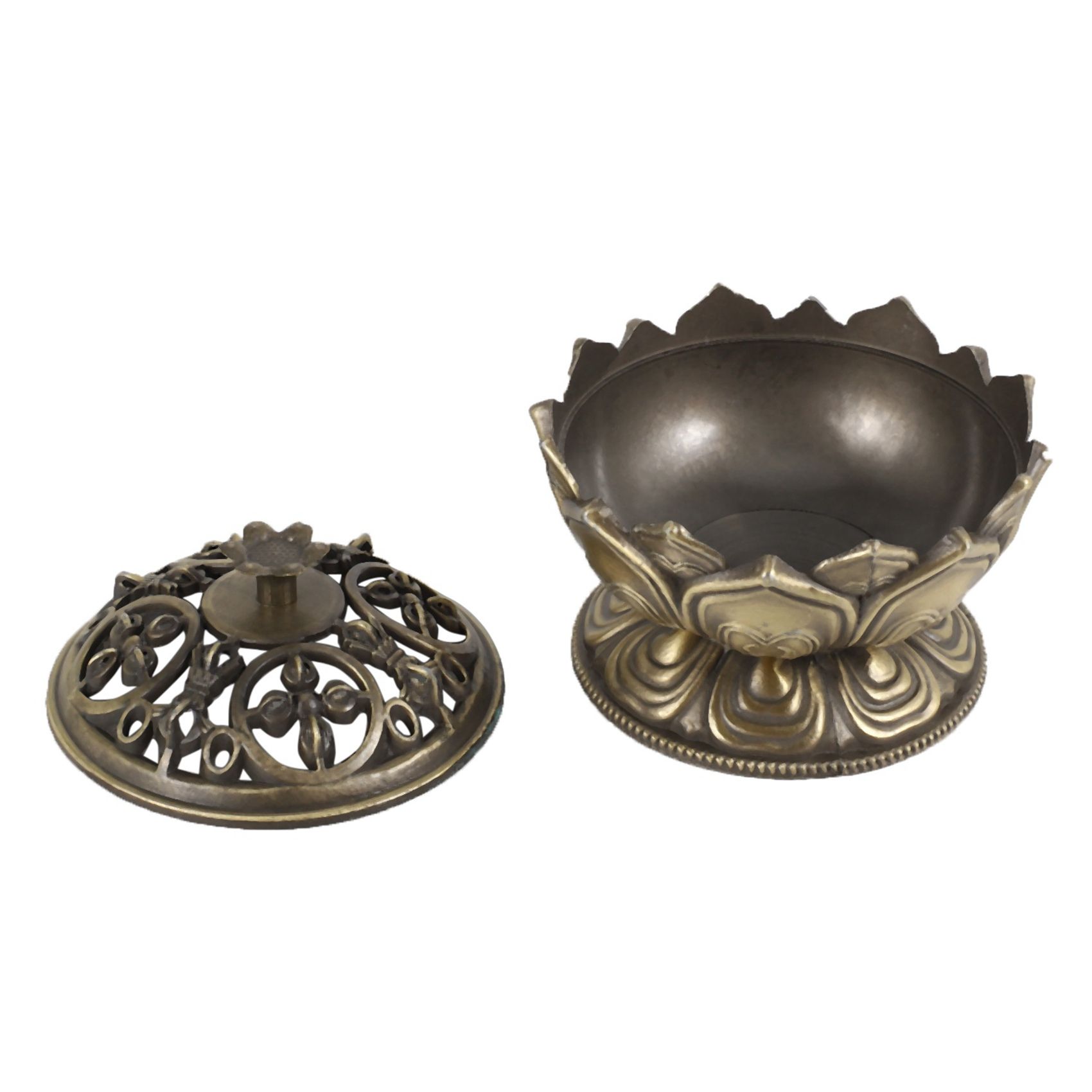 2X BrLeur D'Encens Support D'Encens de Fleur de Lotus Encen... - 2