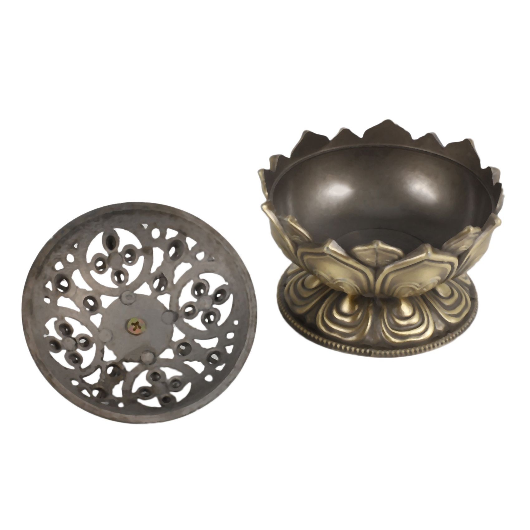 2X BrLeur D'Encens Support D'Encens de Fleur de Lotus Encen... - 4