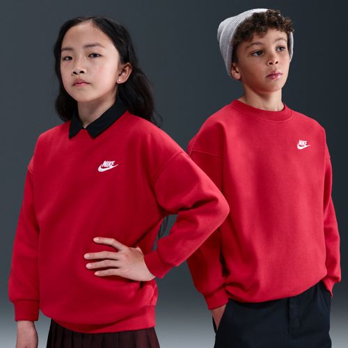 Sweat Oversize Nike Sportswear Club Fleece Pour Ado - Rouge