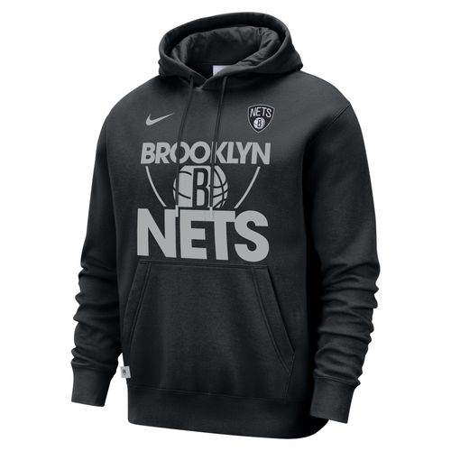Sweat À Capuche Nike Nba Brooklyn Nets Club Courtside Pour Homme - Noir