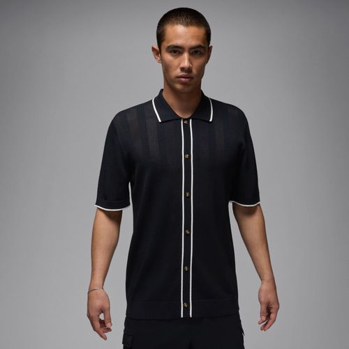 Haut De Golf À Boutons En Maille Jordan Sport Pour Homme - Noir