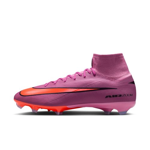 Chaussures De Foot Montante Crampons Fg Nike Mercurial Superfly 10 Pro Rose