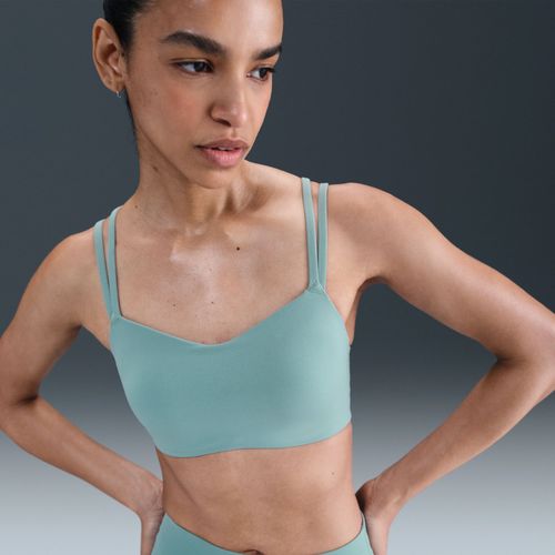 Brassière De Sport Rembourrée À Maintien Léger Nike Zenvy Strappy Pour Femme - Vert