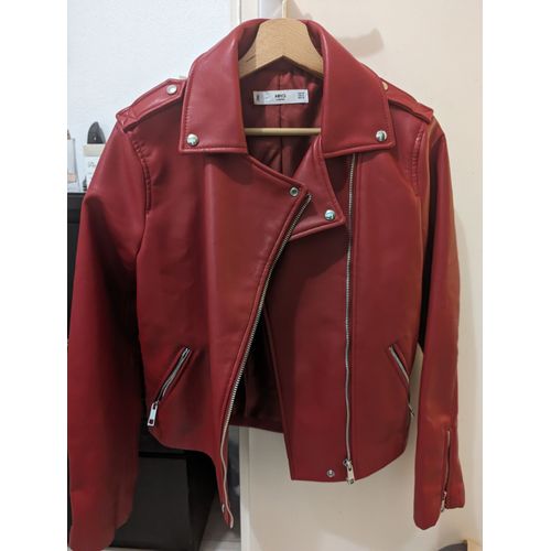 Veste Cuir Mango