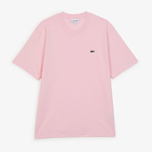 Tee Shirt Classic Small Logo Rose/Vert Lacoste - Rose/Vert - Xs