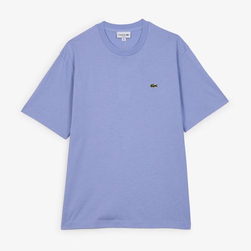 Tee Shirt Classic Small Logo Violet/Vert Lacoste - Violet/Vert - S