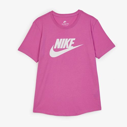 Tee Shirt Big Swoosh Essential Rose/Blanc Nike - Rose/Blanc - M