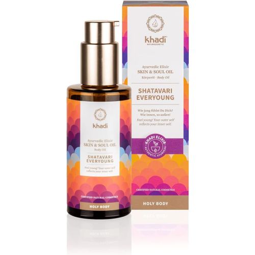 Checarzhn--No1-Shatavari Everyoung Huile De Corps Élixir Ayurvédique, Huile Intense Anti-Âge Raffermit, Rajeunit Et Revital , 100% Naturel, Sans Ingrédients Synthétiques, Cosmétiques Naturels, 100ml 
