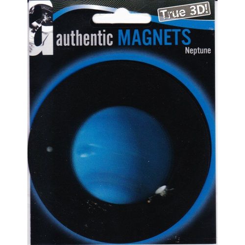 Planète Neptune - Authentic Magnets True 3d!