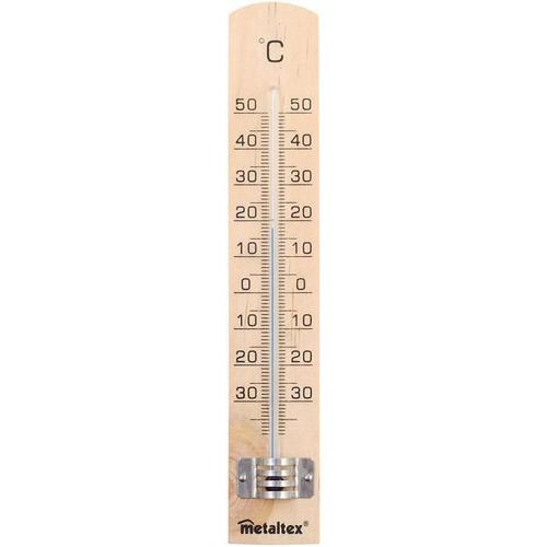 METALTEX - Thermomètre intérieur bois hêtre298005
