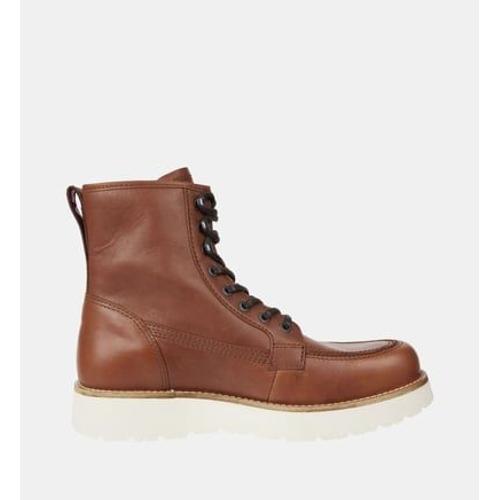 Tommy Hilfiger Boots En Cuir Marron