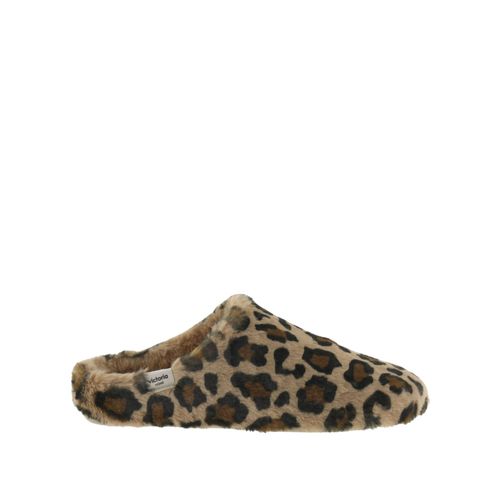 Chaussons À Motif Léopard Femme Victoria Norte