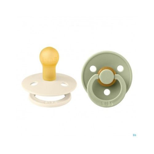 Bibs Sucette Taille 1 Sage / Ivory 2 Pièces