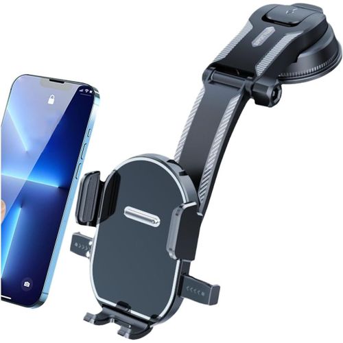 Checarzhn--No1-Compatible Avec Tous Les Smartphones, Support De Téléphone De Voiture À Ventouse, Support Auto Rotatif À 360°, Universel Porte Telephone Voiture Ventouse Pour Tableau Bord(Miroir)