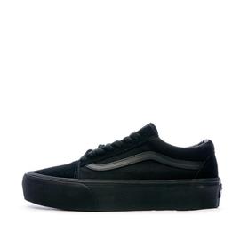 Vans old skool cuir hotsell noir femme