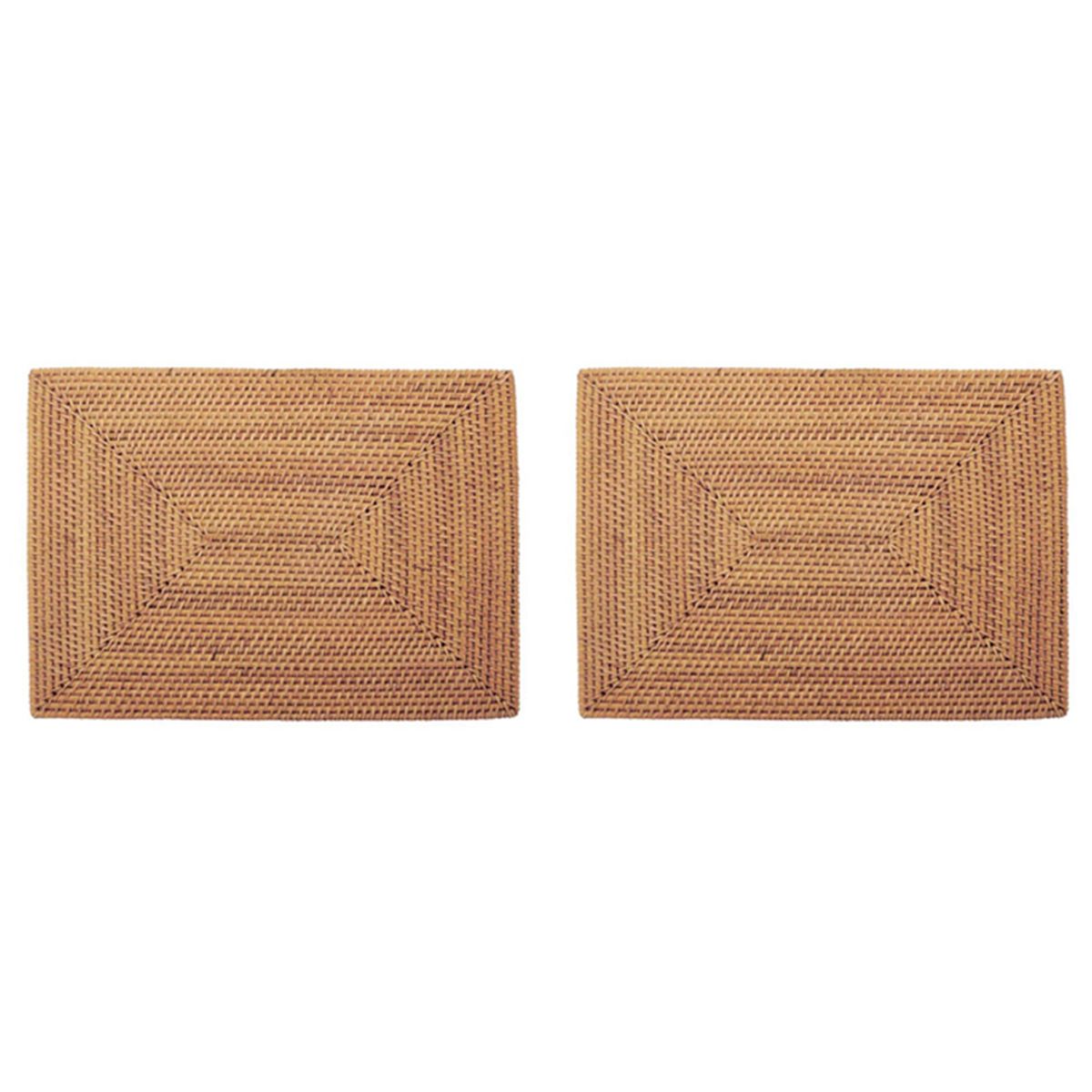 2x Tapis De Table Antidrapant Napperons En Rotin Table  Ma... - 3