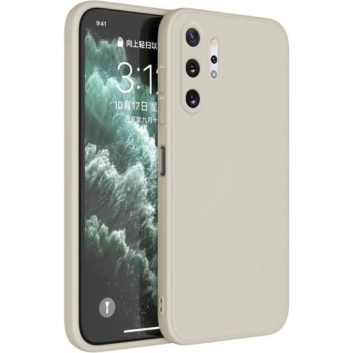 Kal-Coque Pour Samsung Galaxy Note10+ / Samsung Note 10 Plus (6.8"" Inches) Etui Housse, Protecteur De Peau En Silicone Tpu - Blanc Antique