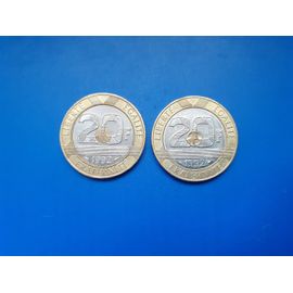 Lot 2 Pièces 20 Francs Mt St Michel V Fermé.