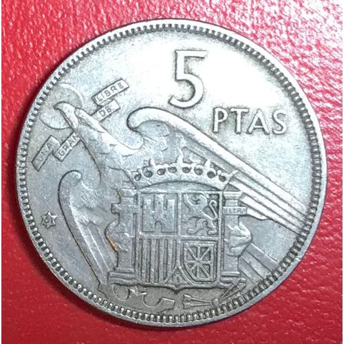 5 Pesetas - Franco - 1957/61 - Espagne