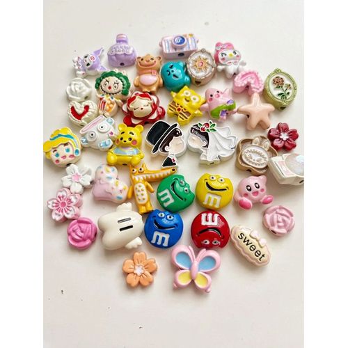 Breloques Adorables Et Colorees Pour Créations Diy Personnages Fun